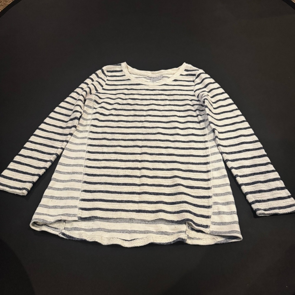 Motherhood Maternity Striped Knit Sweater Top Small Minimalist